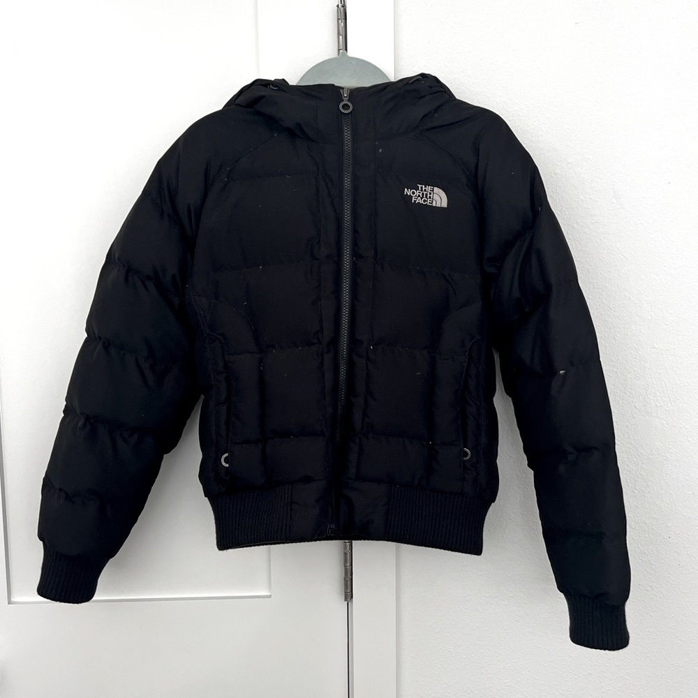 The North Face Black Puffer Jacket with Hood